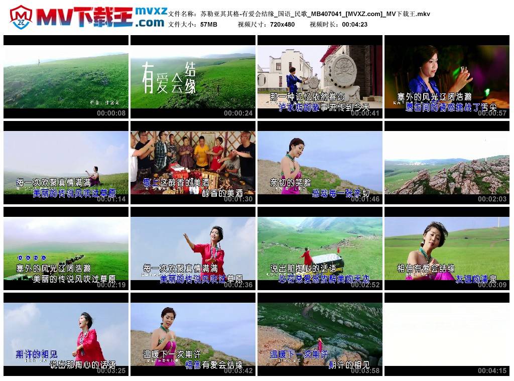 苏勒亚其其格-有爱会结缘_国语_民歌_MB407041